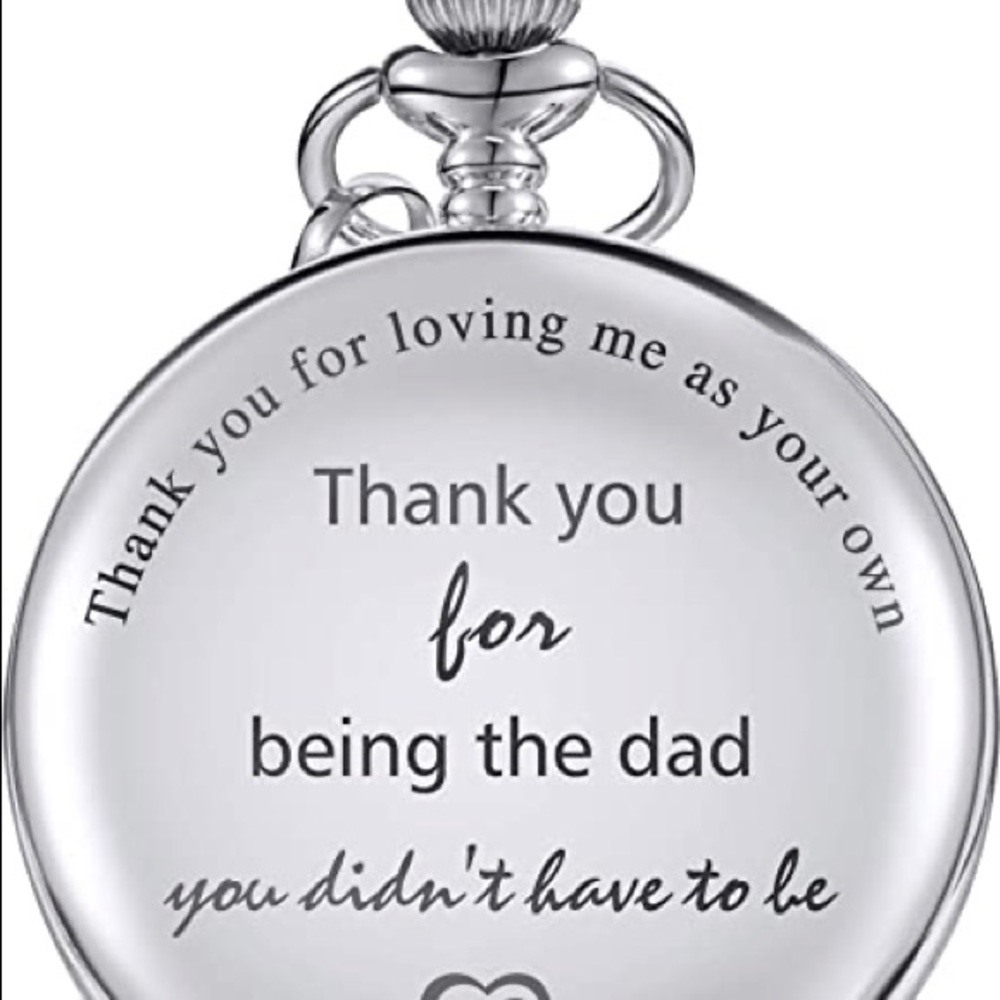 Step father pocket watch brand new.